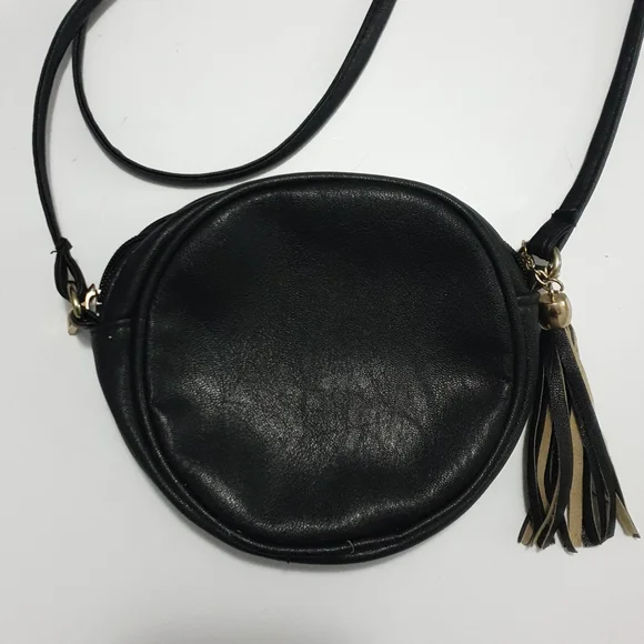 Neon Hart crossbody black faux leather studded bag - Picture 7 of 16